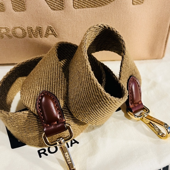 Fendi Sunshine Shopper Tote in Medium Canvas - Picture 3 of 16